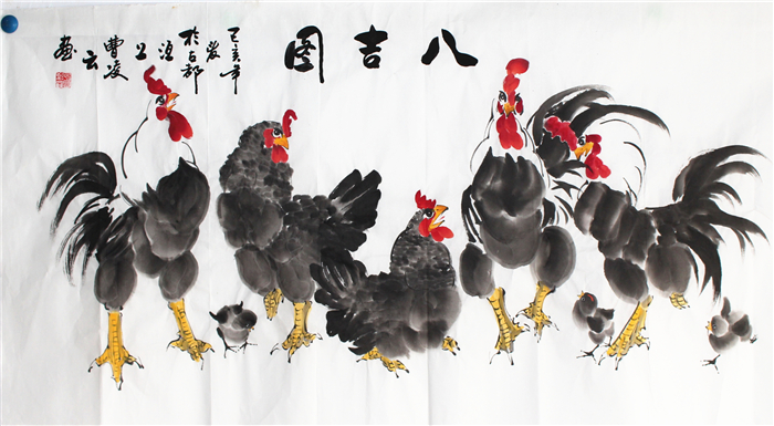八吉图-曹凌云国画